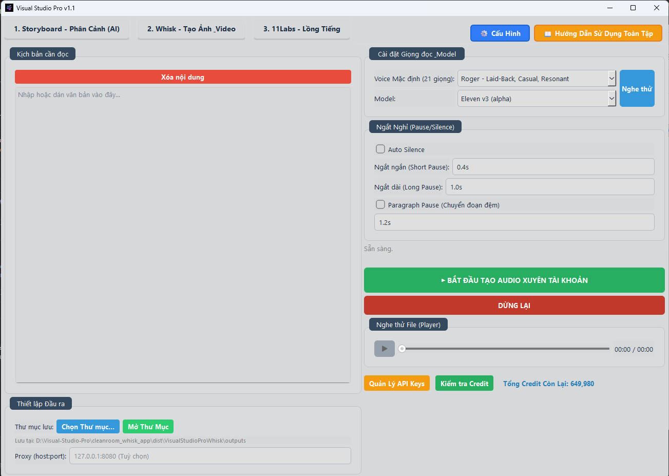 Lồng Tiếng 11Labs